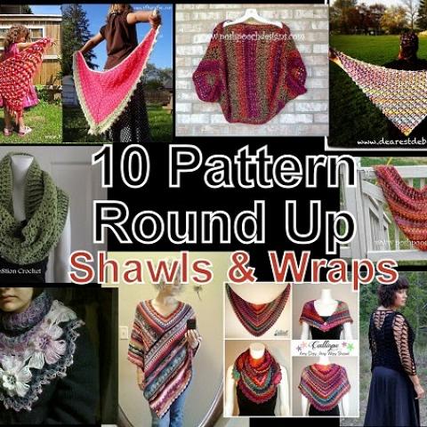 10 Shawl & Wrap Crochet Patterns