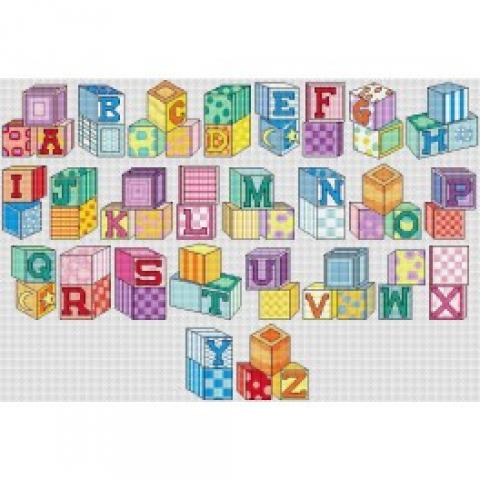 Building blocks alphabet
