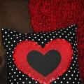 Button Heart Pillows