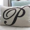 Felt Monogram Pillow