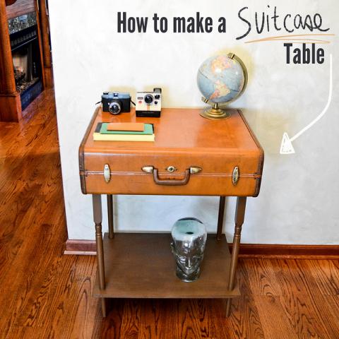 How to Make a Suitcase Table