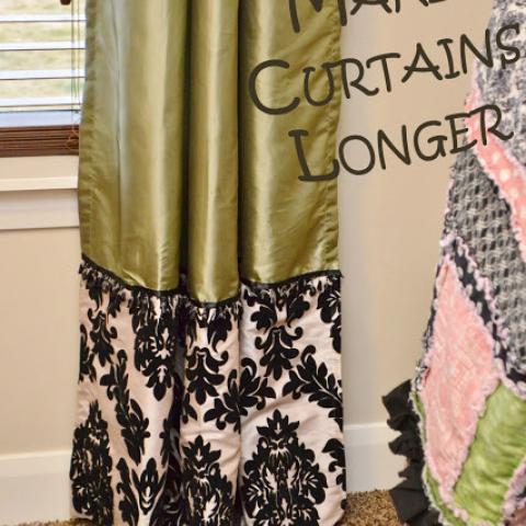 How to Make Curtains Longer