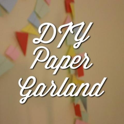 Paper Garland tutorial