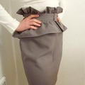 Ruffled Peplum Skirt