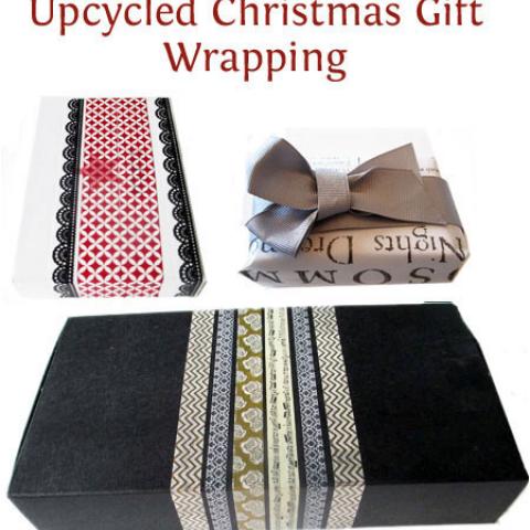 Upcycled Christmas Gift Wrapping
